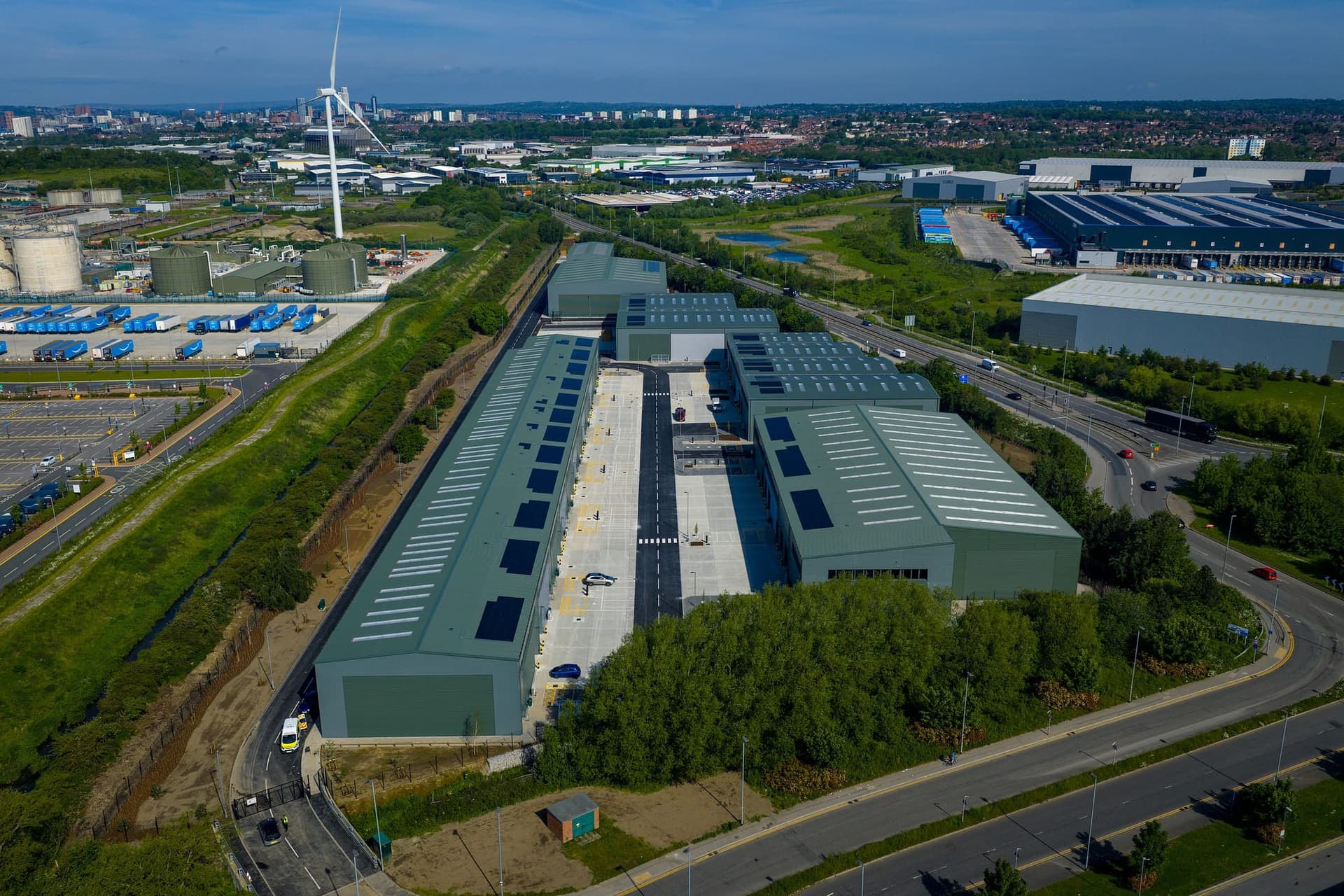 Work completes on new sustainable logistics development