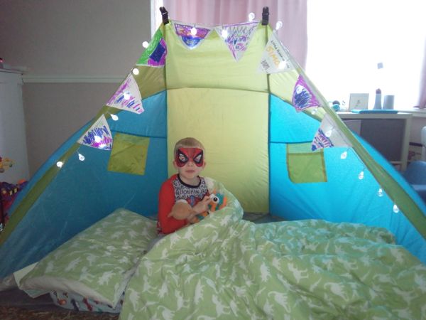 Families raise £10,000 sleeping in for homeless charity