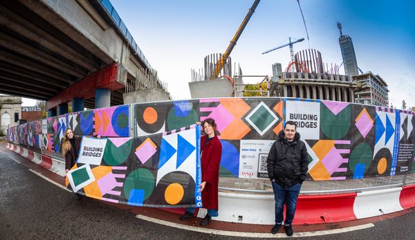 University Centre Leeds students transform Regent Street flyover construction site