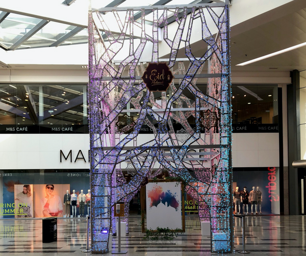 The Broadway celebrates EID 
with spectacular display