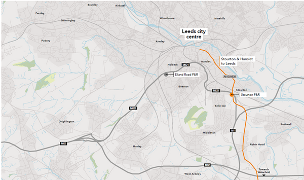 Update on transforming the A61 South bus corridor