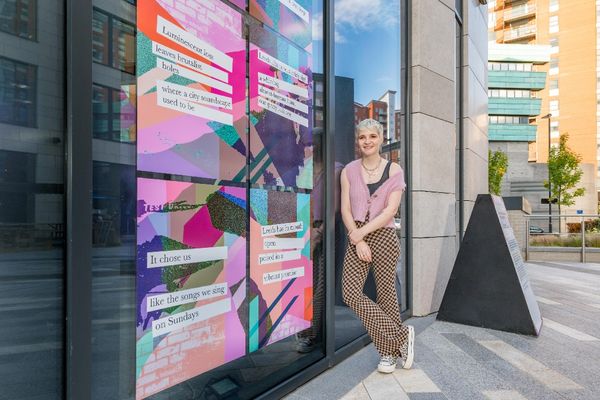 Wellington Place unveil third artist's window installation