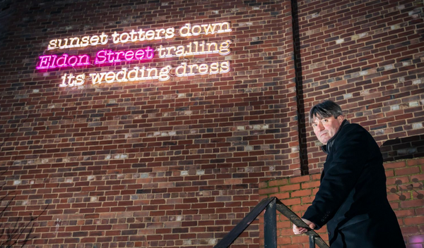 Words from poet laureate bring derelict alleyway back to life
