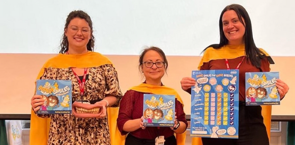 Dental superheroes deliver a special oral hygiene message
