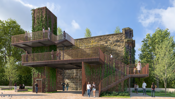 Work begins at Wellington Place on historic viaduct link