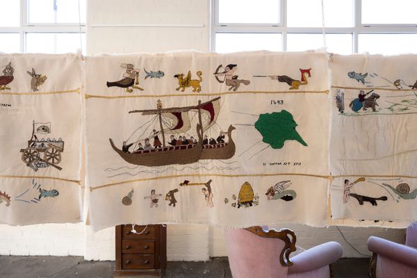 Portrait of three talented Yorkshire artists at Sunny Bank Mills