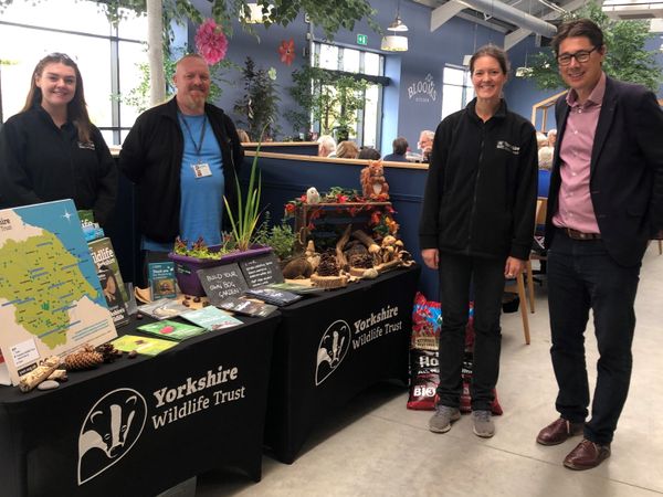 A newly opened Leeds Garden Centre hosted a charity lunch