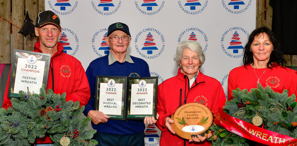 Bishops Offley Christmas trees crowned champion growers 2022