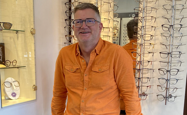 Pioneering optician celebrates 30 years’ service to Bingley clients