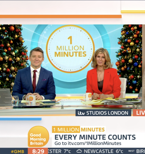 Good Morning Britain's one million minutes awards 2022