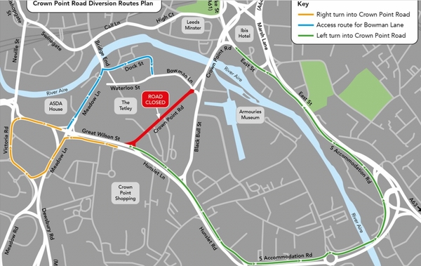 Plan ahead for temporary closures to Crown Point Road