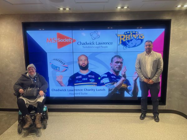 Over £5,500 raised by Chadwick Lawrence for the MS Society