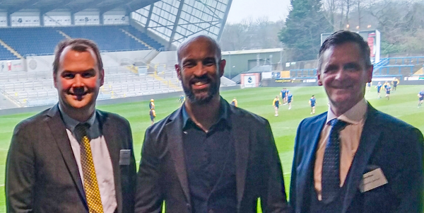 Chadwick Lawrence cohost Equality and Diversity Seminar with Leeds Rhinos Rugby Legend