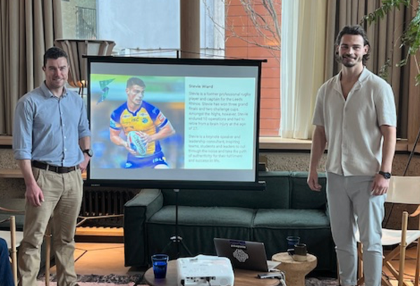 Ex rugby league star Stevie Ward launches men’s meets at Maggie’s