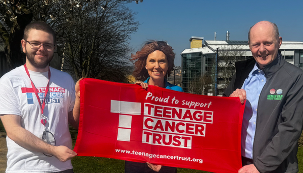 Manufacturing company and students join forces to support the Teenage Cancer Trust