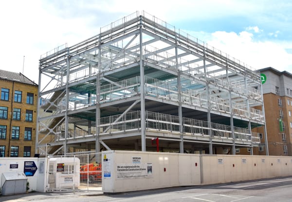 College’s £17m Building Hits Milestone as Steel Frame Completed