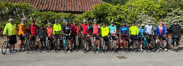 Garden centre cycle challenge raises over £4,000 for Martin House Children's Hospice