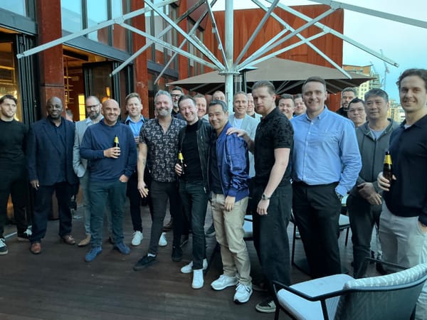 Businessmen network with Yorkshire Businessman